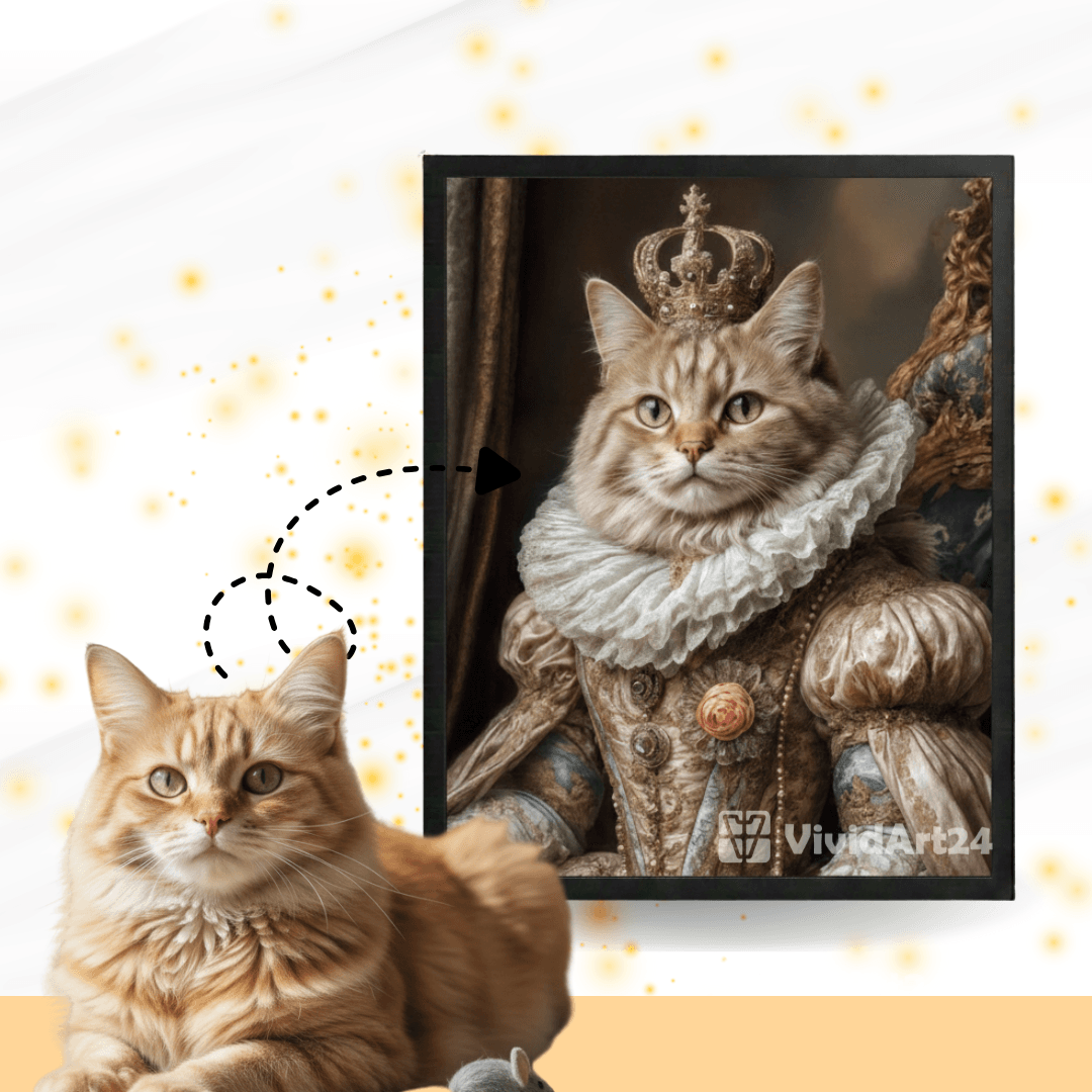 70 Вашата Котка в Кралски Образ - Image 1