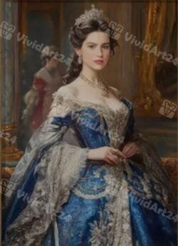 Портрет на жена в благороднически стил