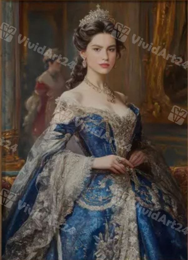 portret-na-jena-v-blagorodnicheski-stil Портрет на жена в благороднически стил