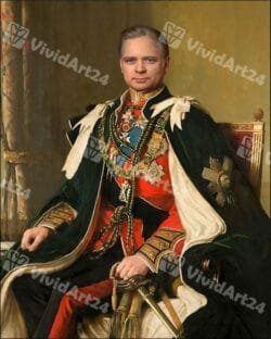 величествен портрет на мъж по снимка