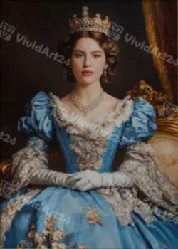 Принцески портрет на жена по снимка