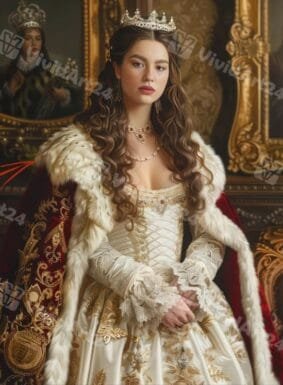 Портрет на жена като кралица