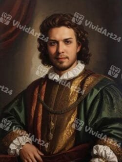 Портрет на мъж в бароков стил