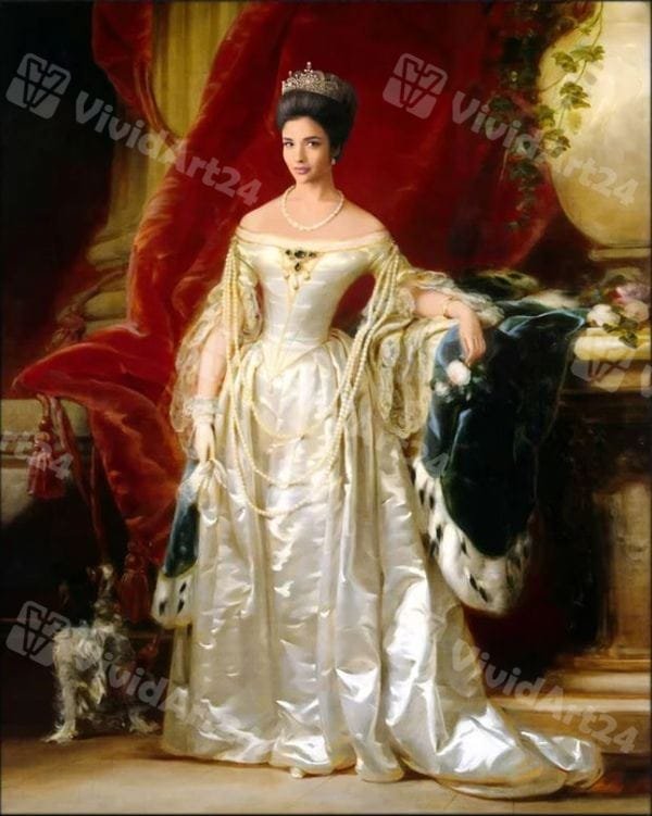 jenski-portret-v-stil-kralski-stil Женски портрет в кралски стил