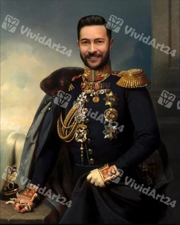 podaryk-portret-na-myj-kato-oficer Подарък Портрет на мъж като офицер