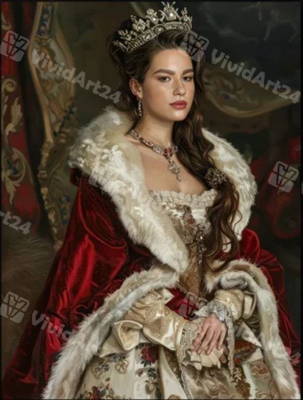 velichestven-portret-na-jena-po-snimka Величествен портрет на жена по снимка