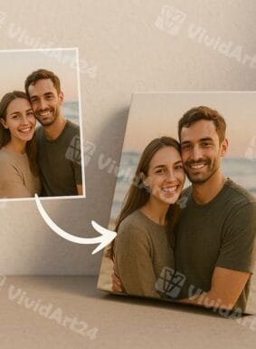 Портрет на Двойка върху Канава