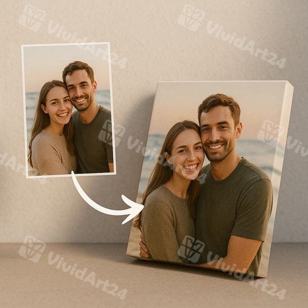 portret-na-dvoyka-vyrhu-kanava Портрет на Двойка върху Канава