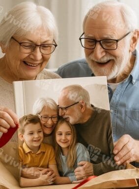 печат на канава семейна снимка