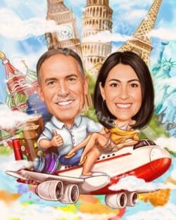 Приключенска карикатура за двийка