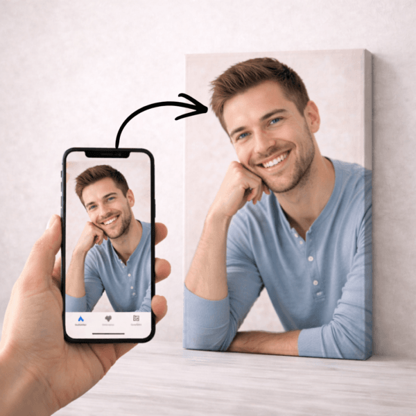 перфектния подарък за мъж - картина по негова снимка