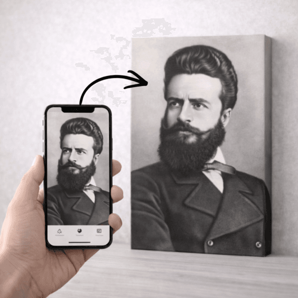 портрет на христо ботев по ваша снимка