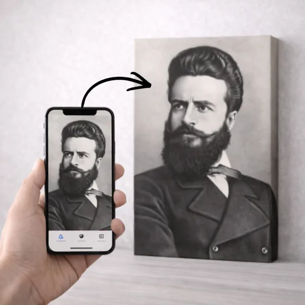 портрет на христо ботев по ваша снимка